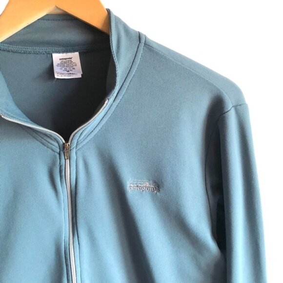 Patagonia Quarter Zip Pullover Size Medium Blue - Picture 2 of 12